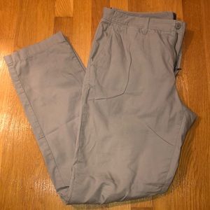 J. Crew 770 Slim Straight Grey Chino Pants 34W